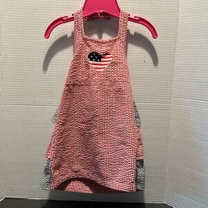 Baby Crew Sz 18M Patriotic Seersucker Dress